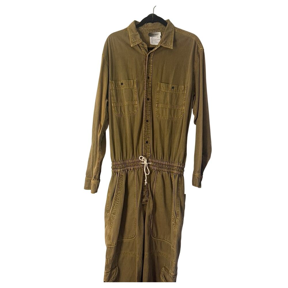 Isabel Marant Khaki Vyns Jumpsuit